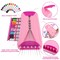 Arts and Crafts for Kids Ages 8-12,Friendship Bracelet Making Kit for Girl,Kids Jewelry Making Kit with 28 Pre-Cut Threads,Christmas Birthday Gifts for Ages 6 7 8 9 10 11 12 Year Old Pink